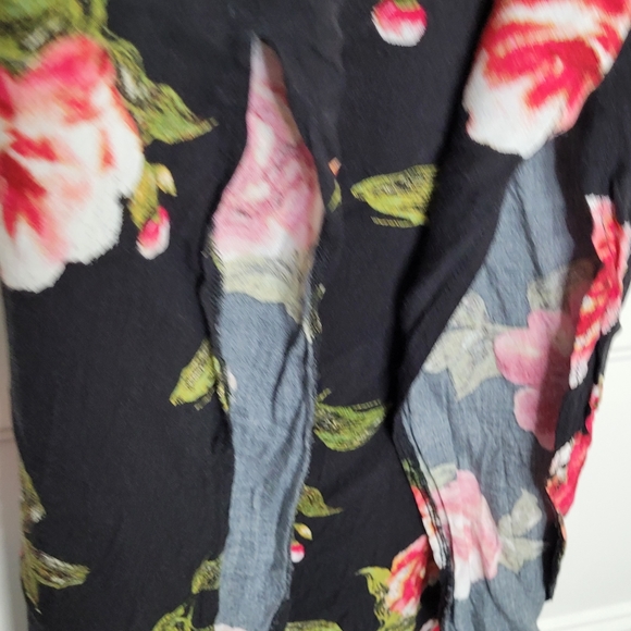 Juniors Y2K  Floral Print Dress M Derek Heart - Picture 4 of 5